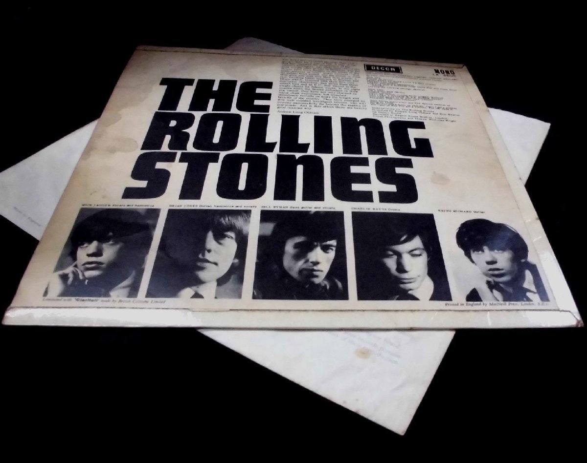 ●UK-DeccaオリジナルMono,w/Flipback,Unboxed-Labels!! The Rolling Stones / Rolling Stones_画像6