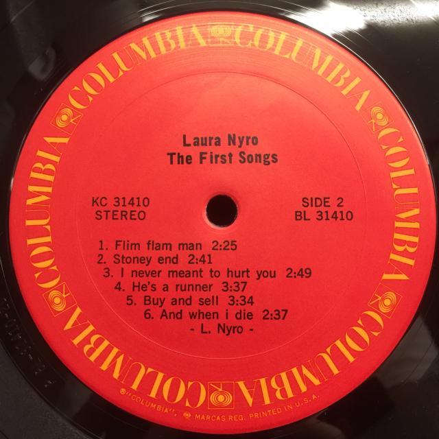 LAURA NYRO / FIRST SONGS (US盤)_画像5
