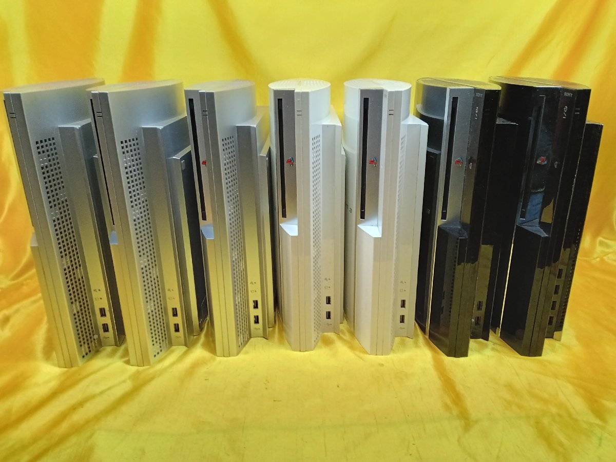 ジャンク 動作未確認 SONY PS3 厚型 初期型 40GB 2台 + 60GB 1台 + 80GB 4台 本体のみ セット　　　K_画像1