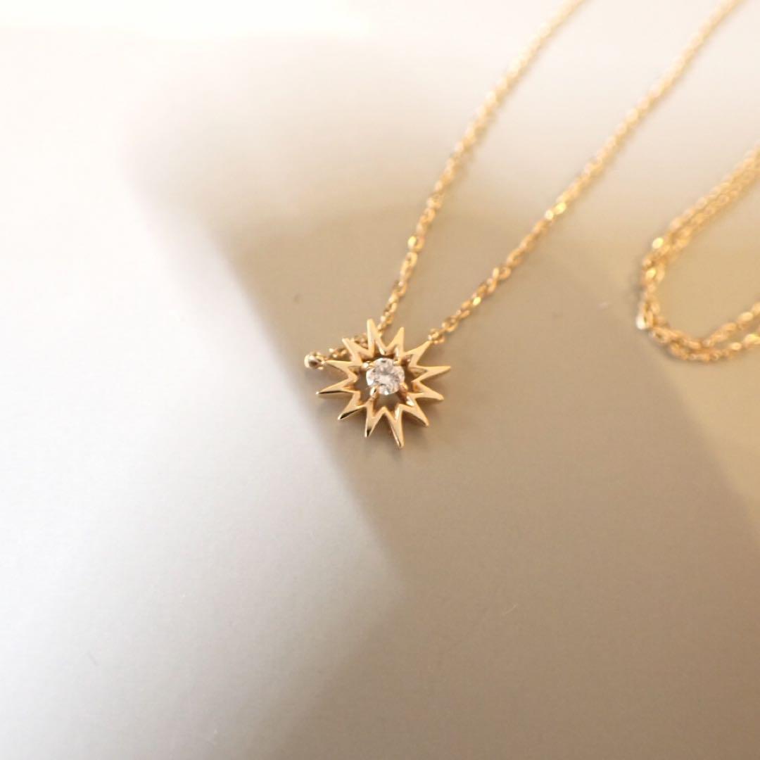  Star Jewelry K10 necklace SUNBURST