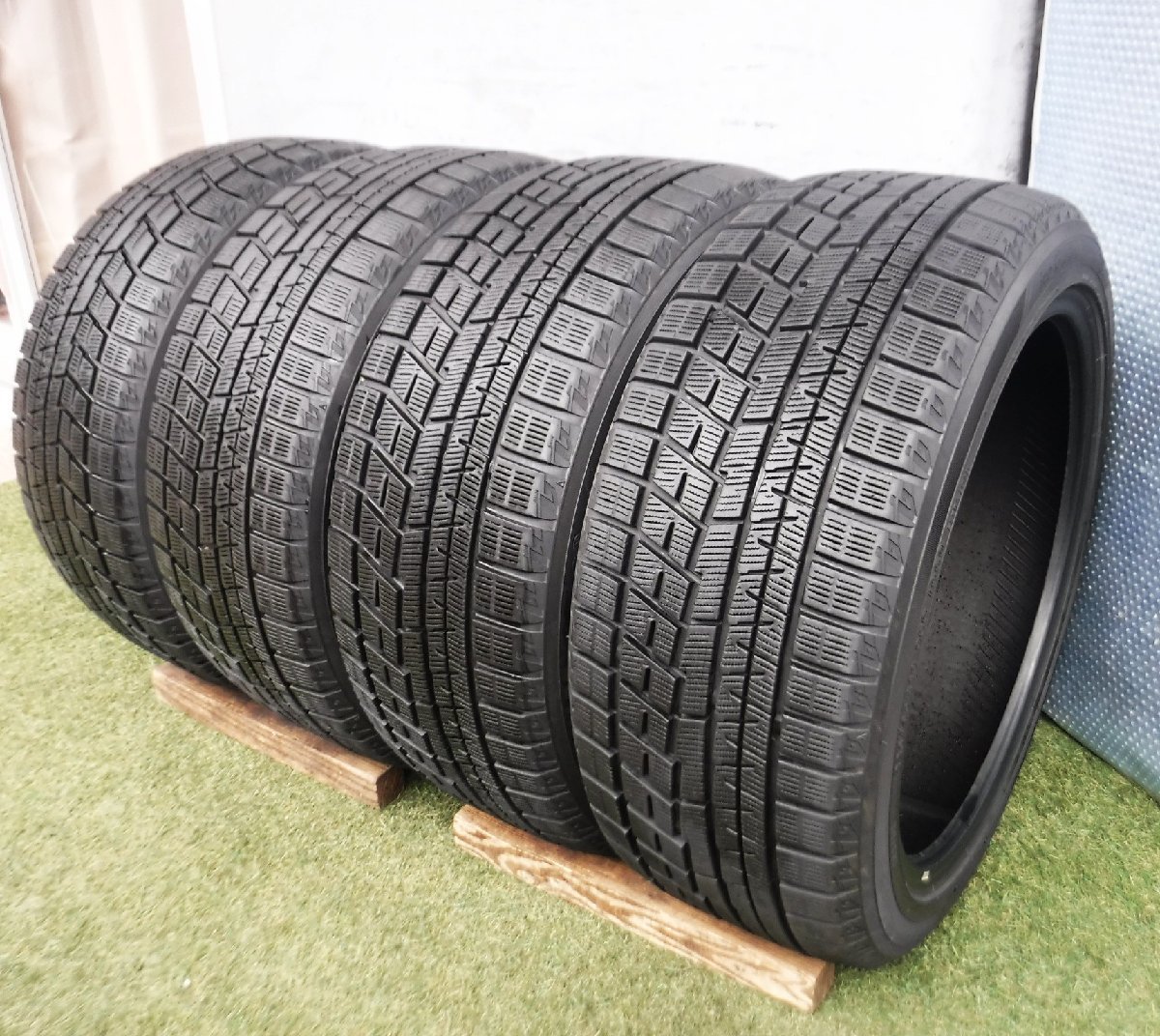 ★225/45R18 95Q, ヨコハマ ICE GUARD IG60!!2020年製!!残溝最大8㎜◇クラウン,オデッセイ,リーフ,マークXなどに4本セット価格_AF69_画像3