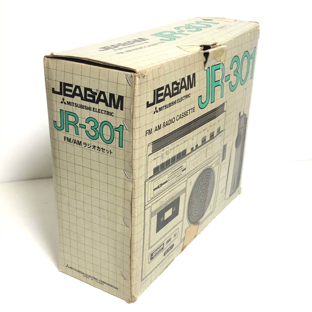 L【現状販売品】MITSUBISHI JEAGAM ラジカセ 　JR-301　昭和レトロ_画像10