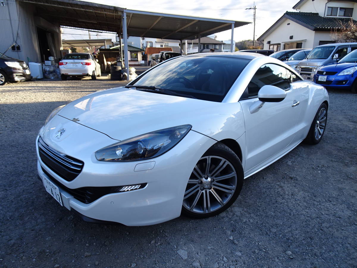 プジョー*RCZ*ターボ*革*HID*キーレス*ナビ*Bカメラ*DTV*DVD*CD*純AW*レムスマフラー*310214☆の画像1