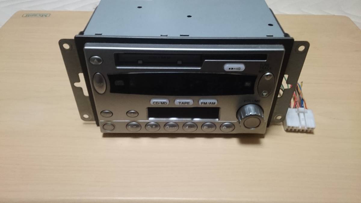 スズキ ワゴンR RR MC21S CD MD カセット ステレオ 純正 美品 39101-78A90の画像1