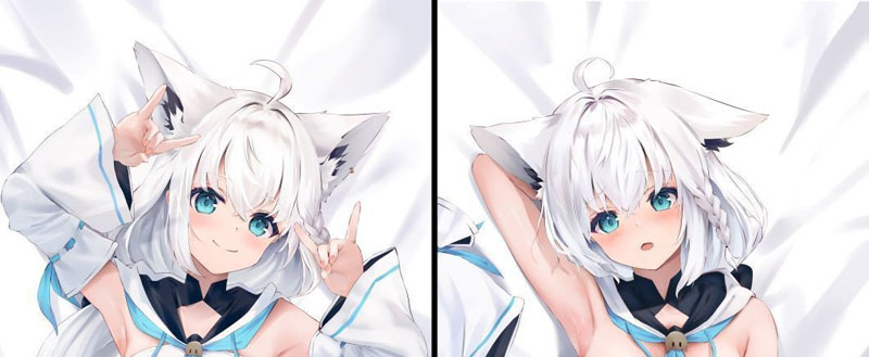 正規品・未開封】バーチャルYoutuber ホロライブ 白上フブキ抱き 正規品・未開封】バーチャルYoutuber ホロライブ 白上フブキ抱き