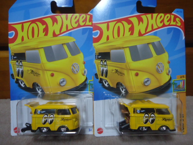 2台セット ホットウィール KOOL KOMBI ワーゲン クールコンビ hotwheels vw mooneyes MQQN EYES ムーンアイズ _画像1