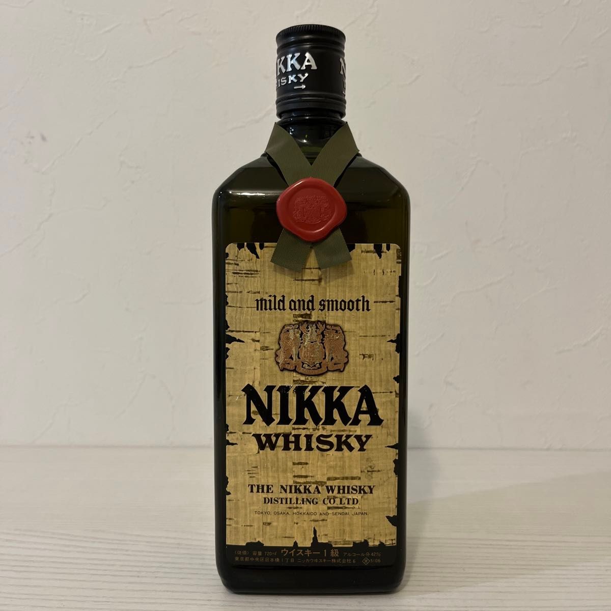 超美品 黒角ニッカ 1級 720ml 新品未開封 古酒(ニッカ 竹鶴 津貫 超美品 黒角ニッカ 1級 720ml 新品未開封 古酒(ニッカ 竹鶴 津貫
