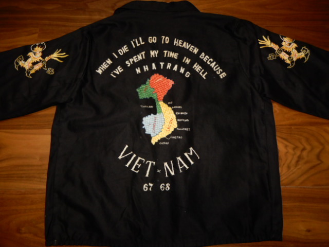 ベトジャン 60s 赤福 スーベニアジャケット シュウ Yahoo!オークション - 美品 60s VIETNAM 黒 ベトジャン 赤福