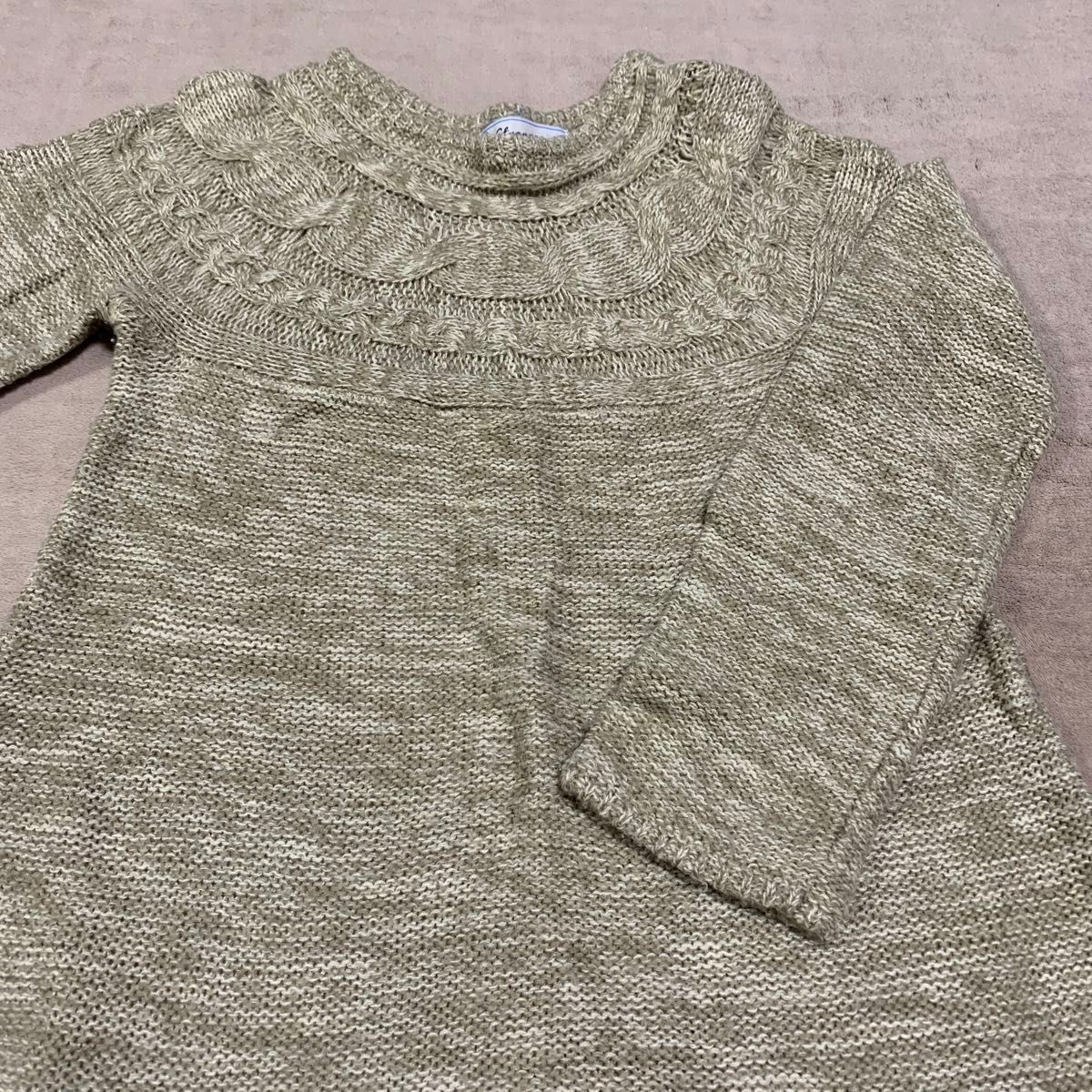 【Lサイズ】シンプル　ロングセーター