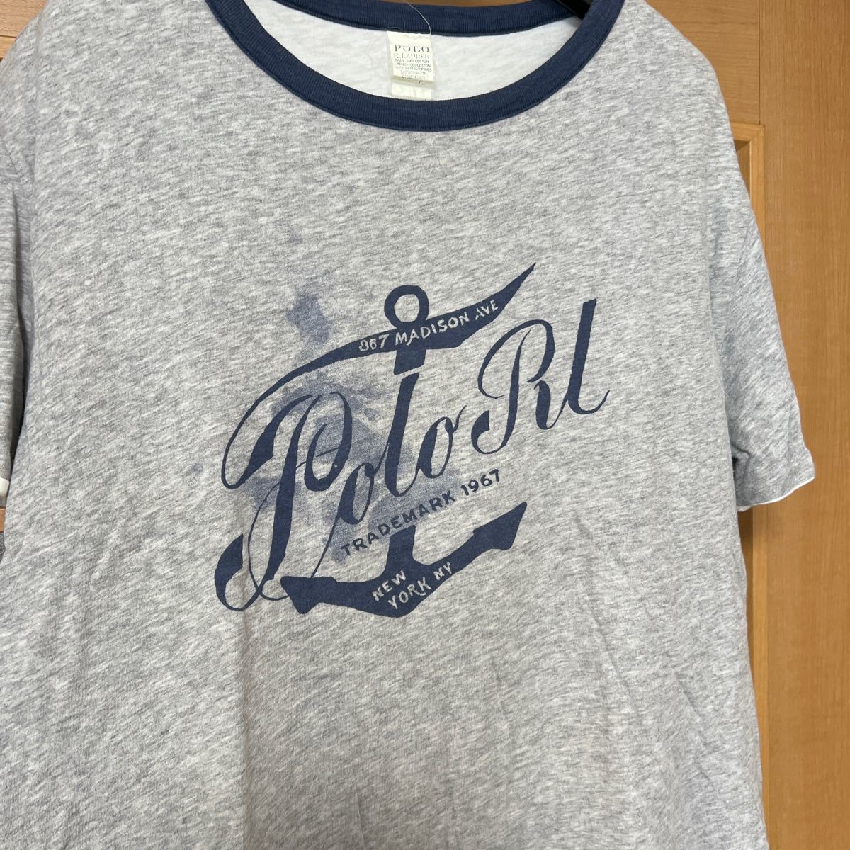 polo Ralph Lauren リバーシブル リング Tシャツ 珍品　RRL sports jeans rugby_画像2