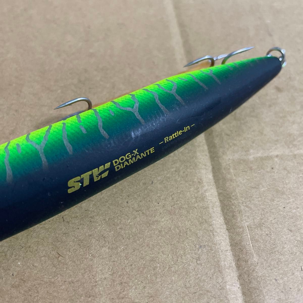 メガバス ドッグX ディアマンテ 120mm マットタイガー ラトルイン ★ Megabass DOG-X RATTLE IN