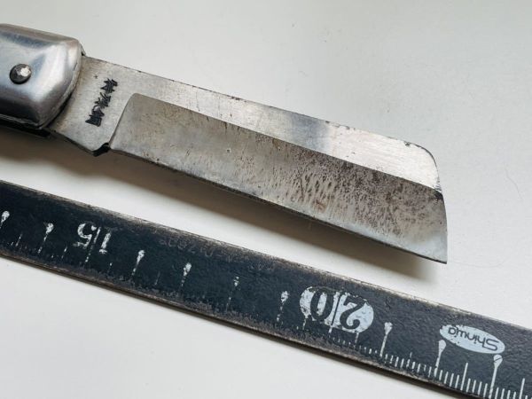 電工ナイフ 特殊鋼 アウトドアナイフ 鋼 実用 現状品の画像2