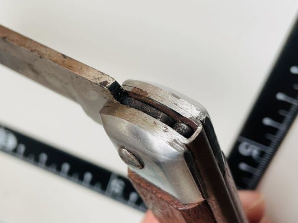 電工ナイフ 特殊鋼 アウトドアナイフ 鋼 実用 現状品の画像6