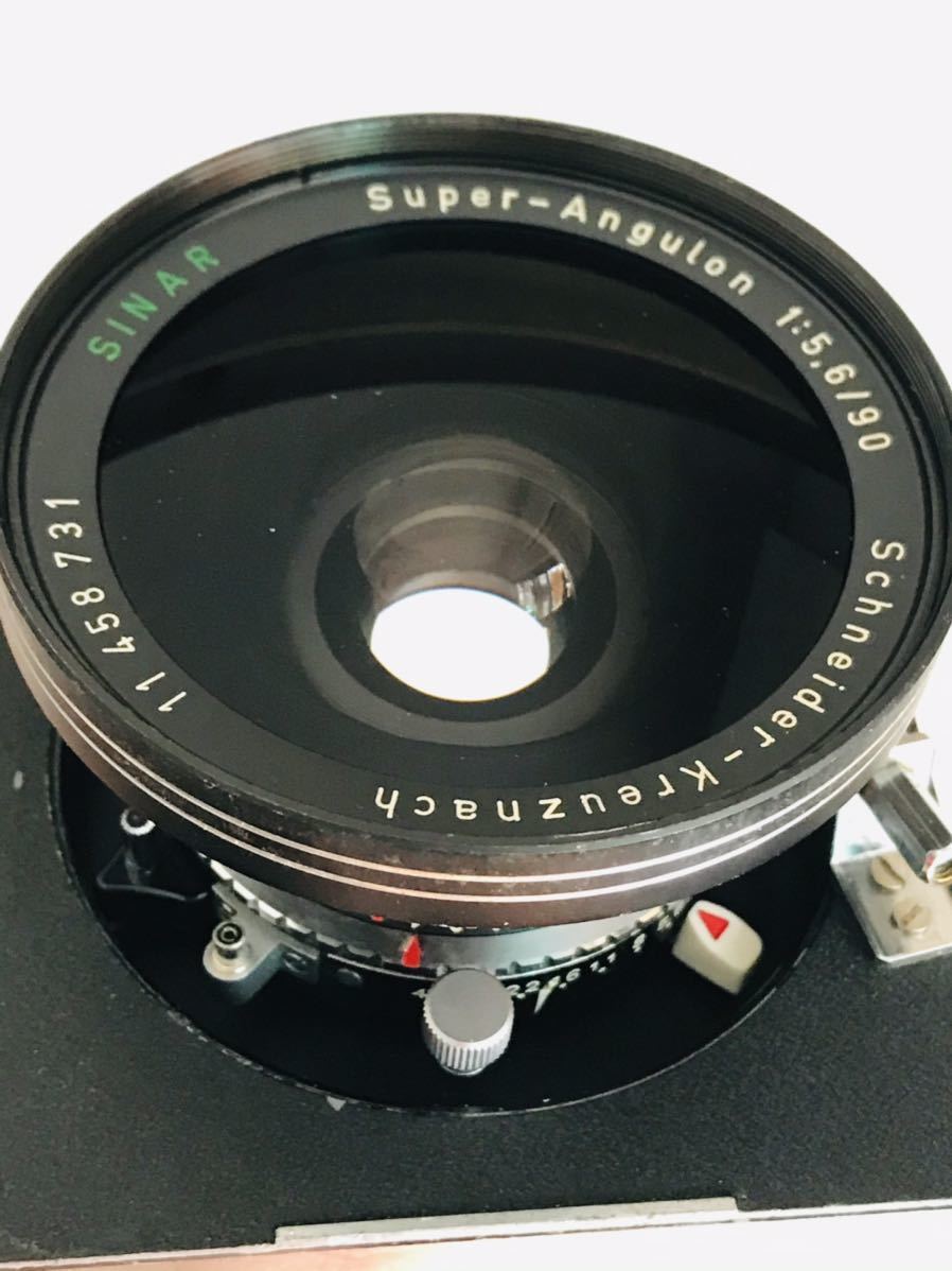 美品　SINAR ジナー　Super-Angulon スーパーアンギュロン　90mm f5.6 Schneider-Kreuznach シュナイダー　COPAL No.0 防湿庫保管中_画像6