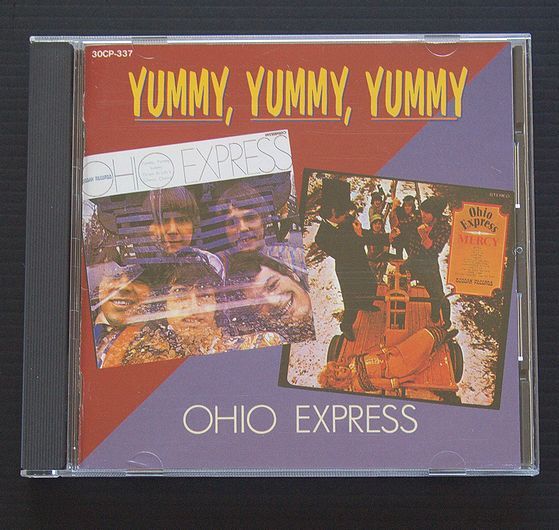 CD 国内盤 レンタル盤 ケース新品交換 オハイオ・エクスプレス「ヤミー・ヤミー・ヤミー」 23曲入 88年 テイチク 30CP-337 OHIO EXPRESS _画像1