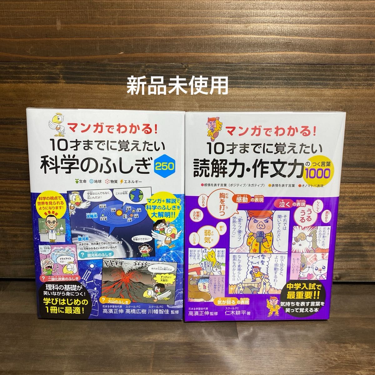 新品未使用☆ 科学のふしぎ・読解力・作文力　2冊セット