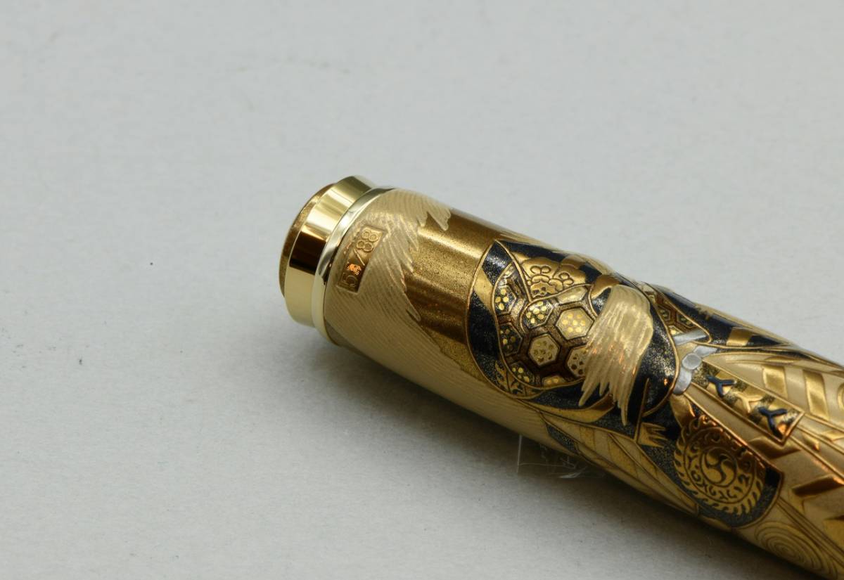 ペリカン万年筆・Pelikan  ★加賀研出高蒔絵「連獅子」★M1000貴重・保証品の画像7