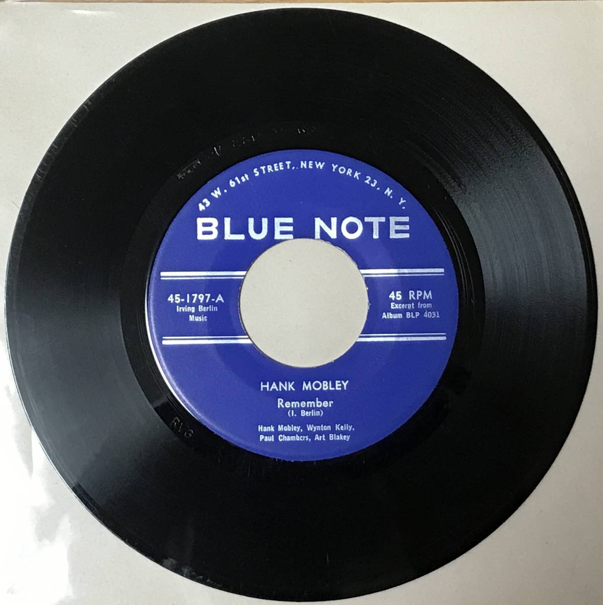 【送料込】Blue Note EP MONO original盤 (Soul Station [BPL 4031] から Remember, Dig Dis) の画像2