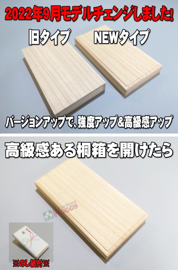 [Spring Sall] 桐箱入り なんちゃって札束 1束 100万円 (メール便 送料無料) のし紙付き お祝い に豪華箱入り 札束もどき 祝儀 お年玉に_画像2