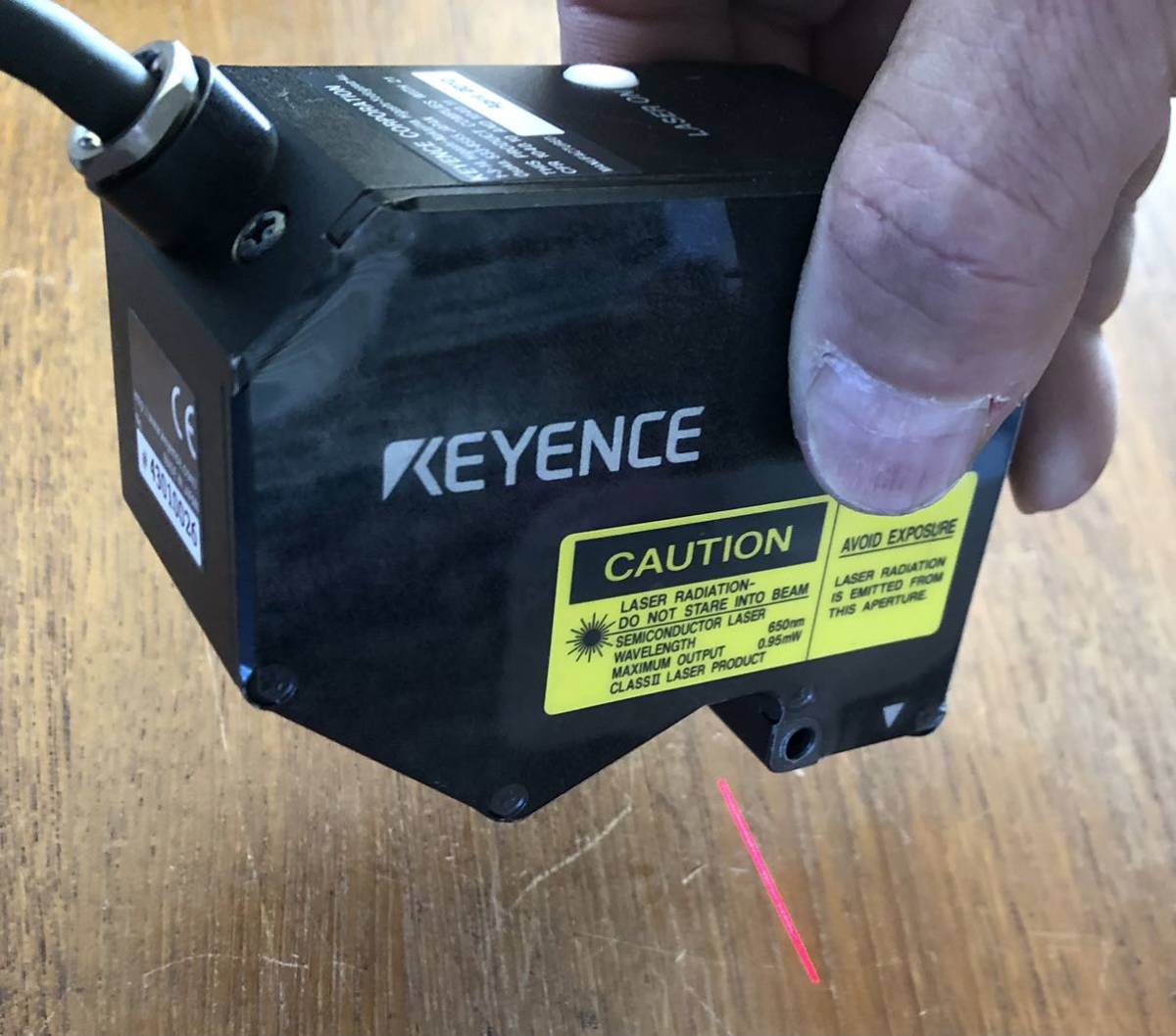 【中古品】キーエンス センサヘッド KEYENCE LJ-G080の画像1