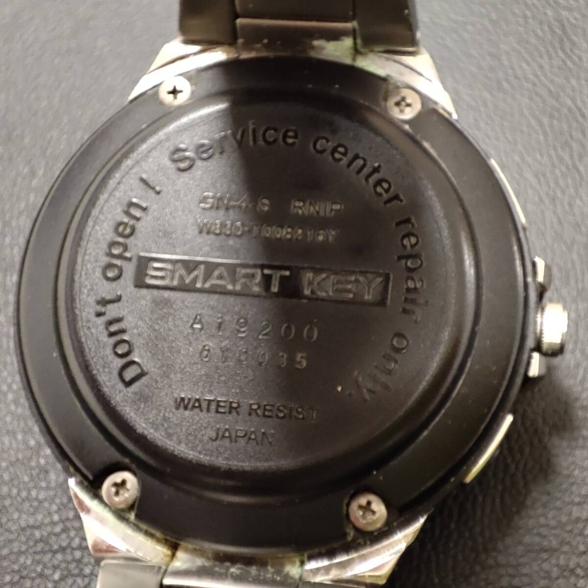 TOYOTA CROWN SMART KEY GN-4-S W830-T008216Y 腕時計 稼働品 ブラック文字盤 トヨタ クラウン スマートキー_画像6