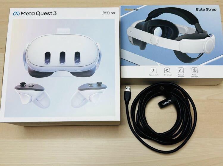 美品　Meta Quest 3 +ストラップ　本体 256GB_画像1