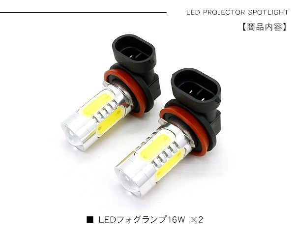 ヴォクシー80系 / ノア80系 専用 LED フォグランプ H8/H11/H16 LEDフォグバルブ フォグライト 超高性能LEDライト 電装パーツ_画像6