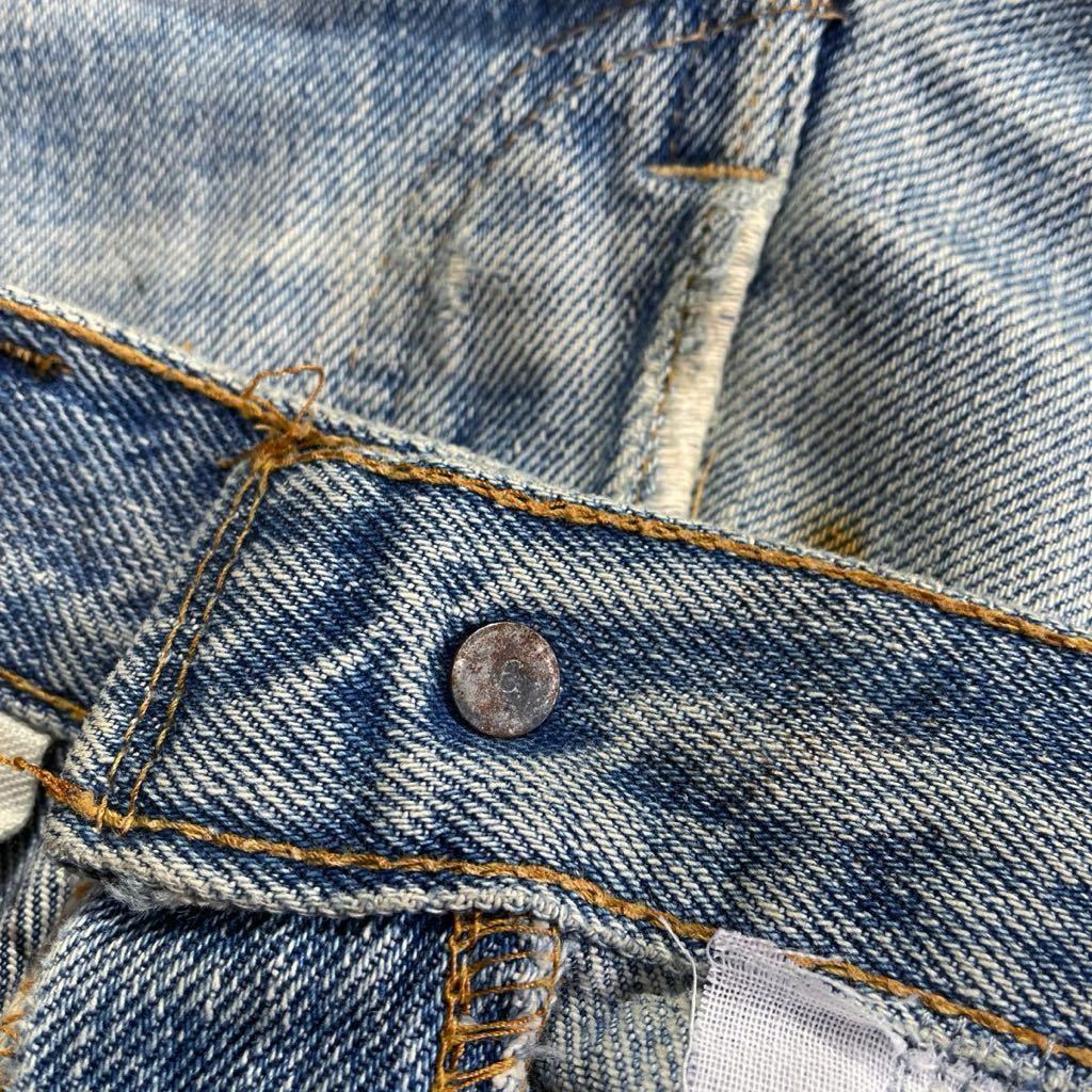 ゴールデンサイズ♪66前期 70s USA製 Levis 501 W34L29 オリジナル ビンテージ リーバイス 501 66前期 リペア_画像6