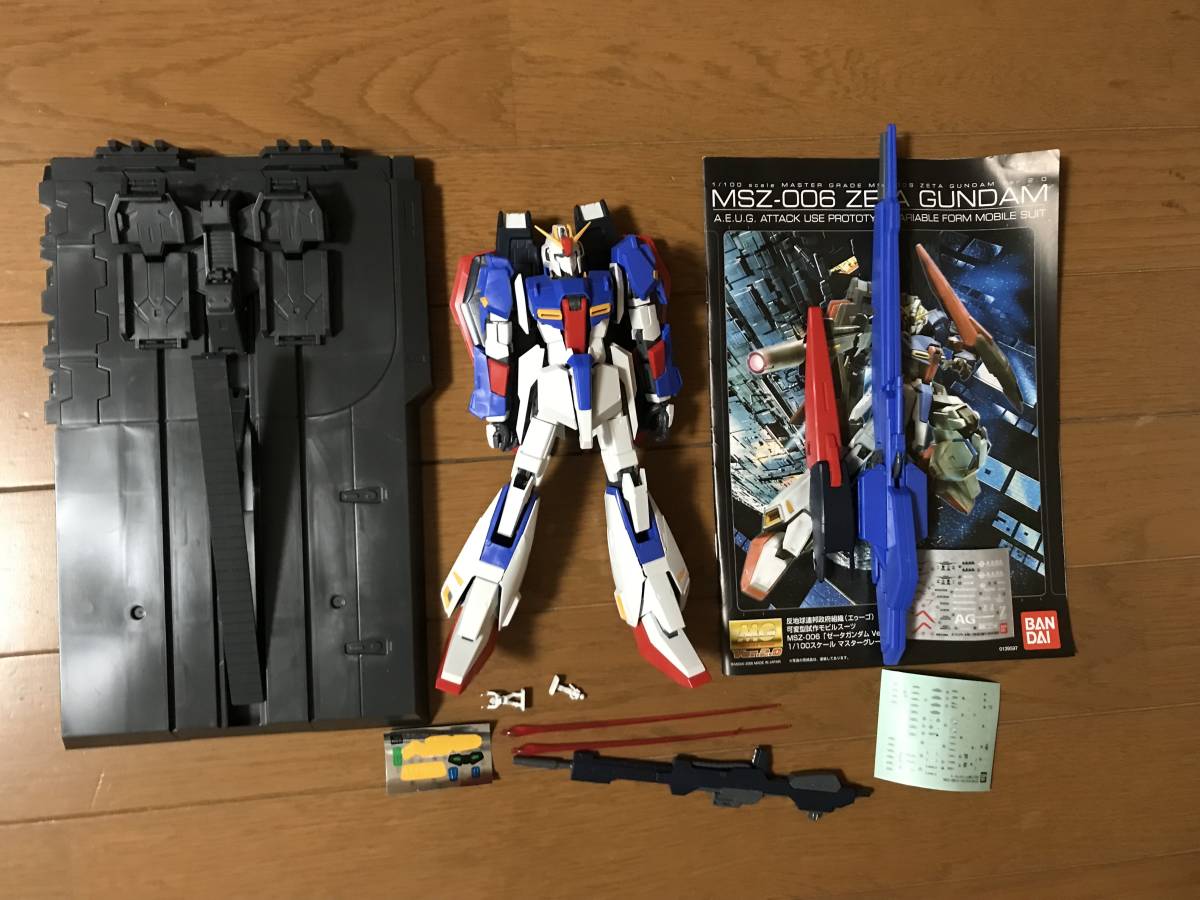 送料込み 組立済み 1円スタート バンダイ MG マスターグレード 機動戦士Ζガンダム　Ζガンダム登場モビルスーツ 4個セット　_画像4