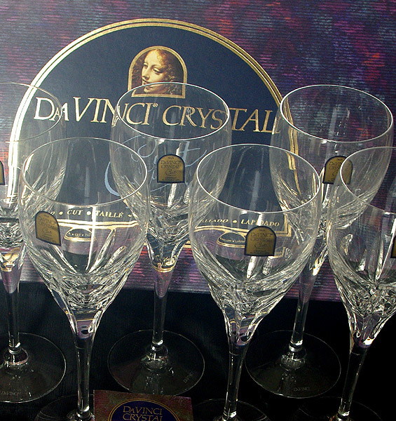 ◆ダヴィンチ クリスタル ワイン リヴォルノ(LIVOLNO,Lサイズ)6客セットの画像1