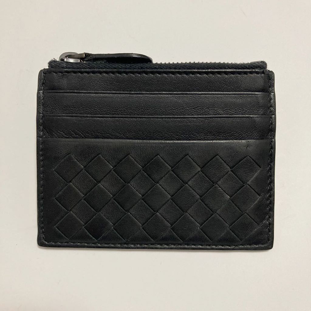 ★BOTTEGA VENETA ボッテガ コインケース カードケース イントレ 黒 中古美品【鑑定済み 本物保証】_画像2