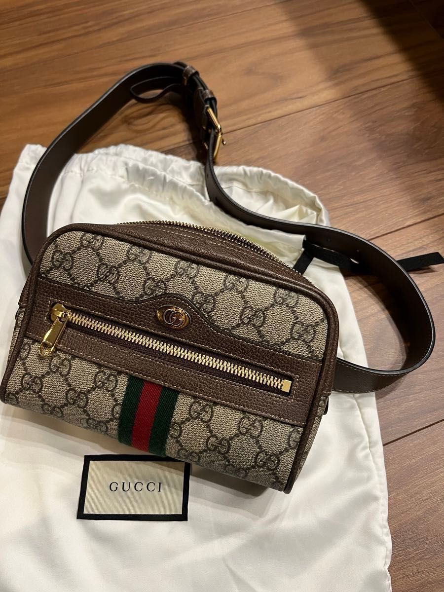 GUCCI グッチ オフィディア  スプリーム スモールベルトバッグ ボディバッグ 517076 ユニセックス PVC