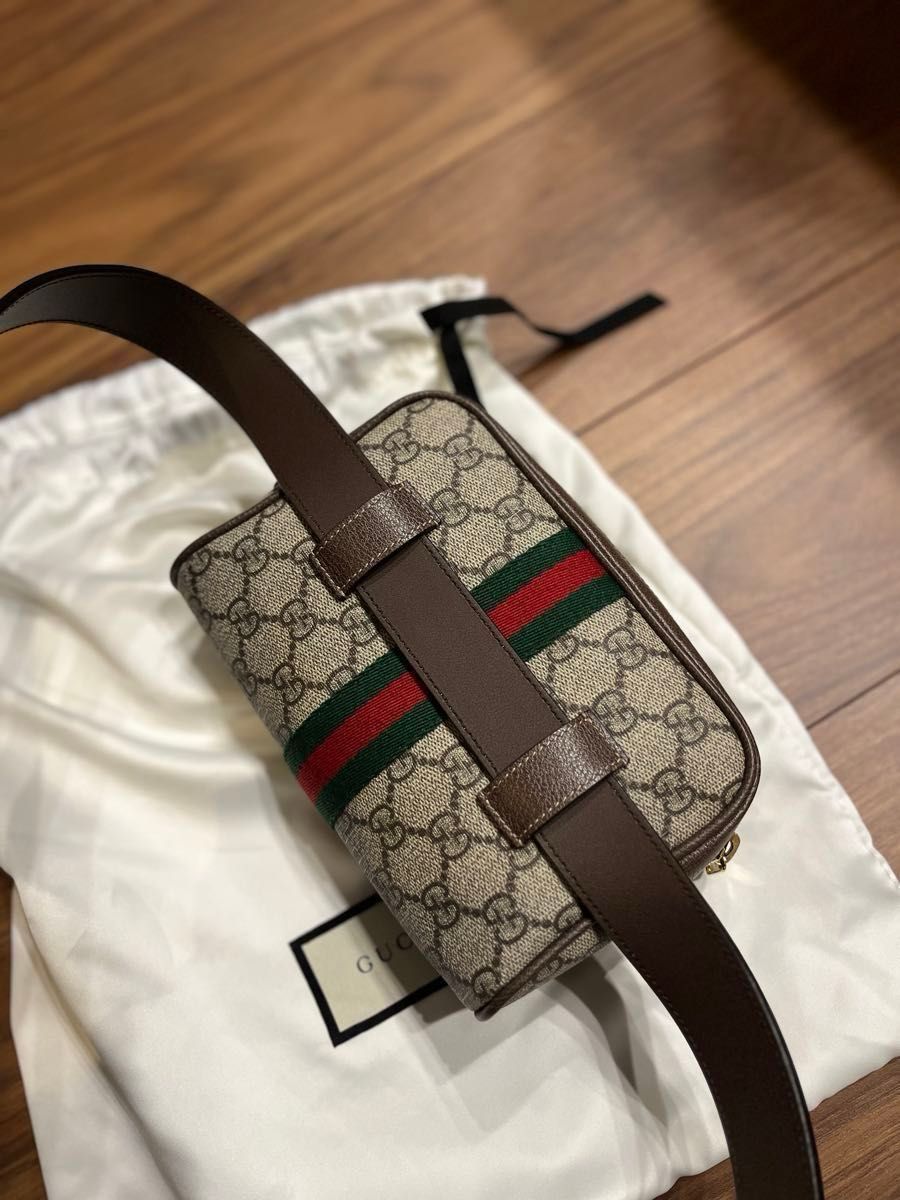 GUCCI グッチ オフィディア  スプリーム スモールベルトバッグ ボディバッグ 517076 ユニセックス PVC