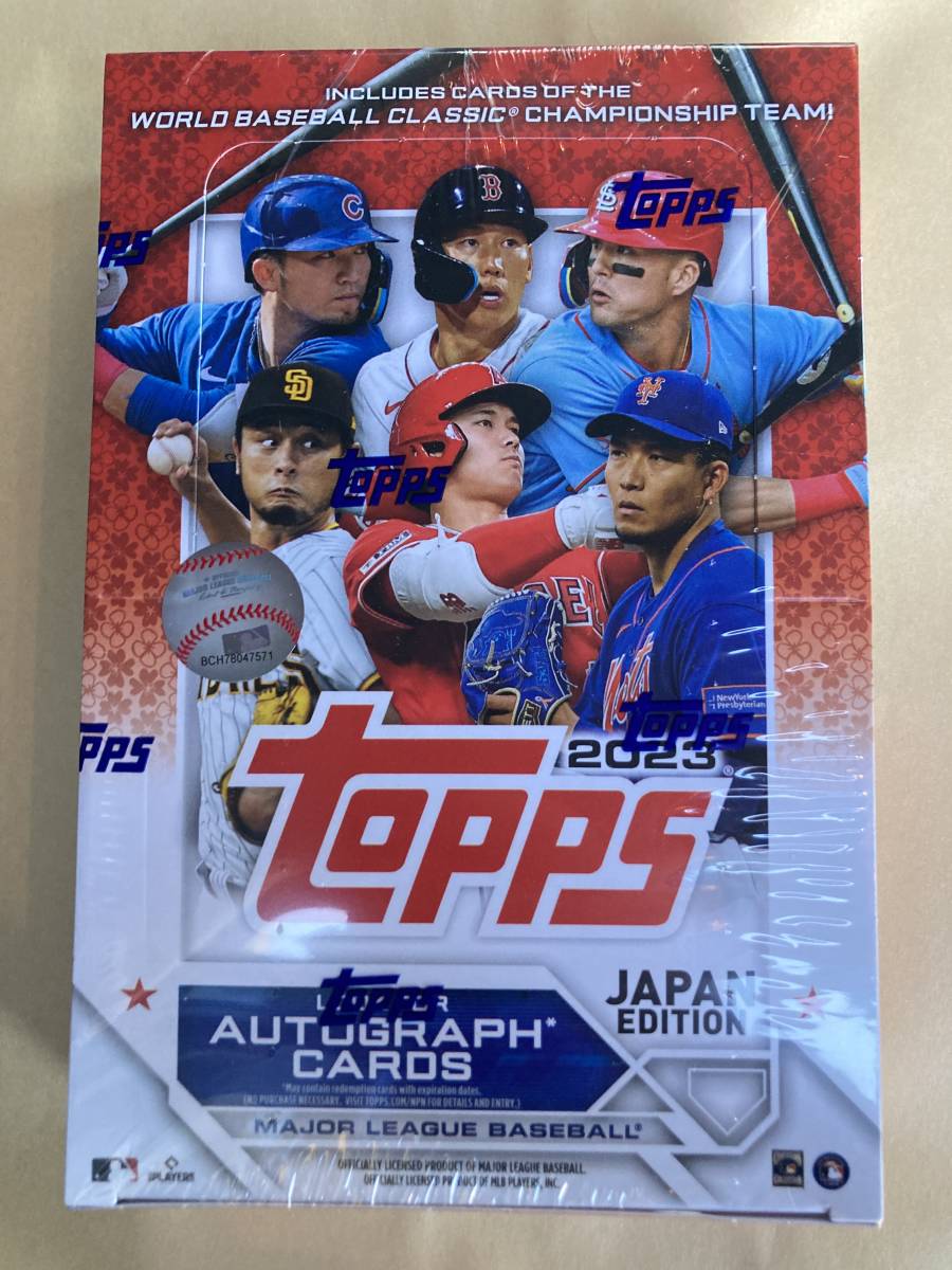 TOPPS MLB BASEBALL JAPAN SPECIAL EDITION 2023 新品・未開封 1BOX シュリンク付