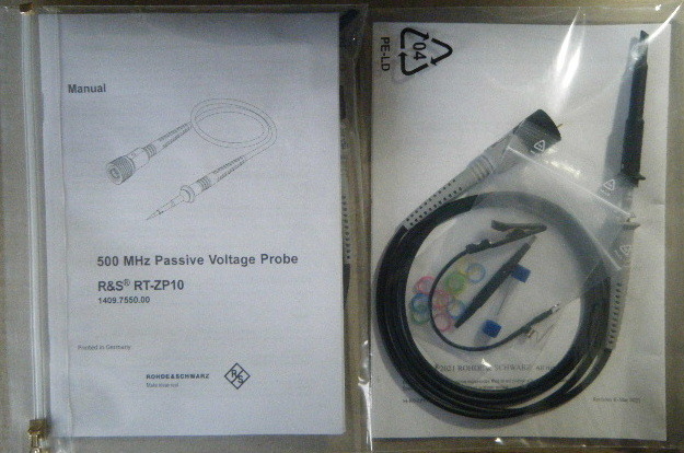 500 MHz Passive Voltage Probe RT-ZP10 ROHDE&SCHWARZ　2個セット