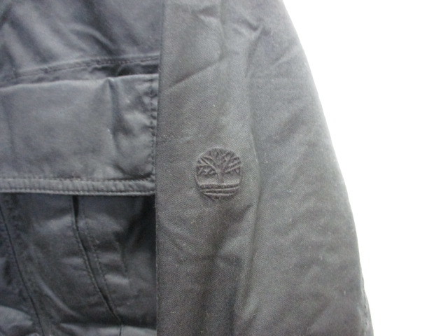 ティンバーランド キルティングジャケット付きメンズブルゾン メンズL 黒 ２枚セット 中綿ライナー付きミリタリージャケット 02085の画像5