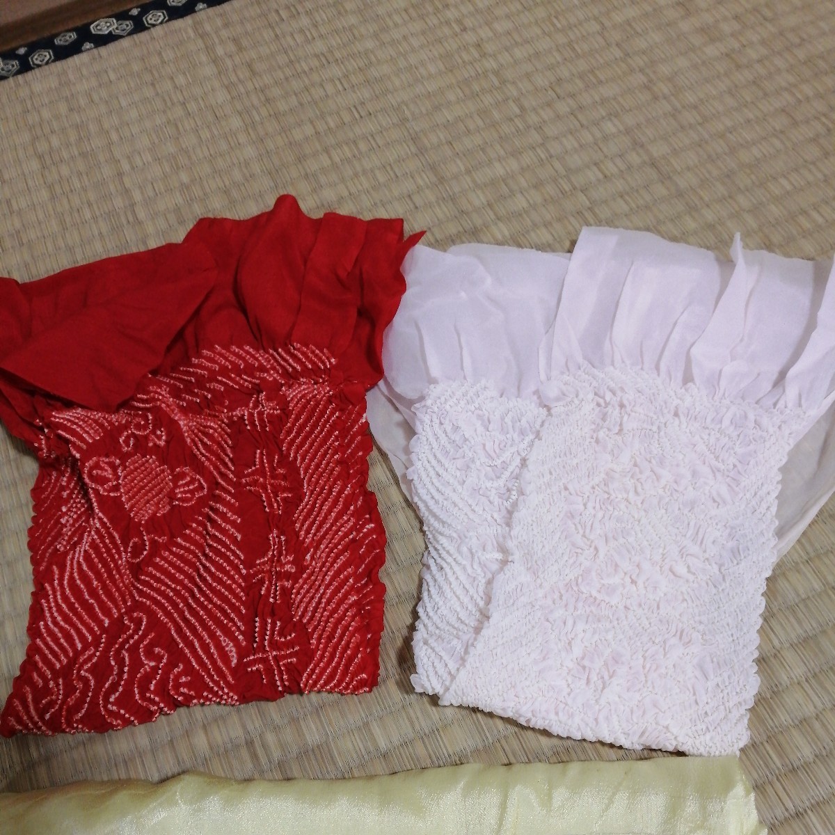 【和装小物 】USED　こども和装用品　しごき　帯揚げ　枕　まとめて　着物　レトロ_画像2