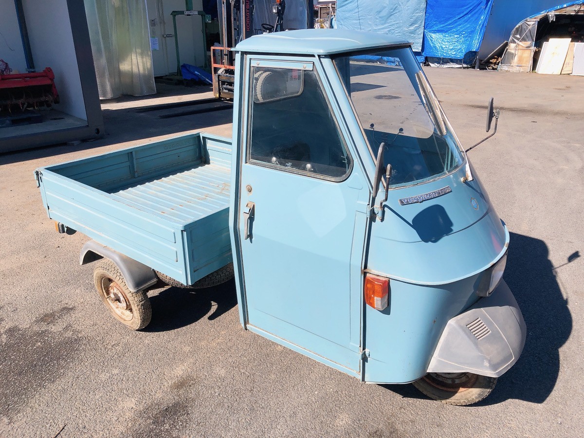 ジャンク/不動 貴重 vespa car P50 PIAGGIO ベスパカー ピアジオ ミニカー 三輪車 ディスプレイ 小道具 部品取り レトロ 240216え2 小 自_画像1