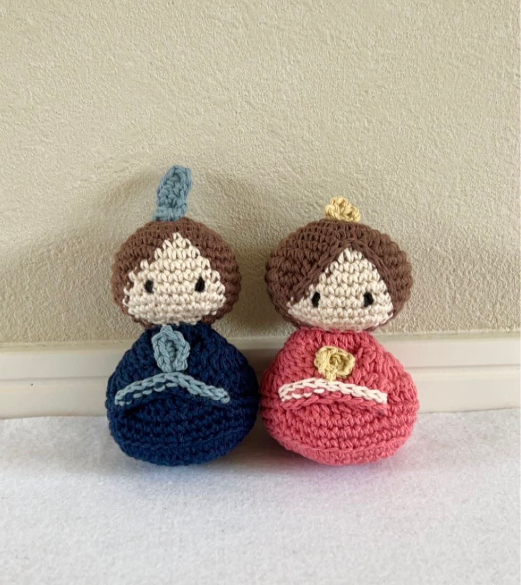 【おまけ付】 ハンドメイド】あみぐるみ ひな祭り|Yahoo!フリマ(旧 お雛様 あみぐるみ
