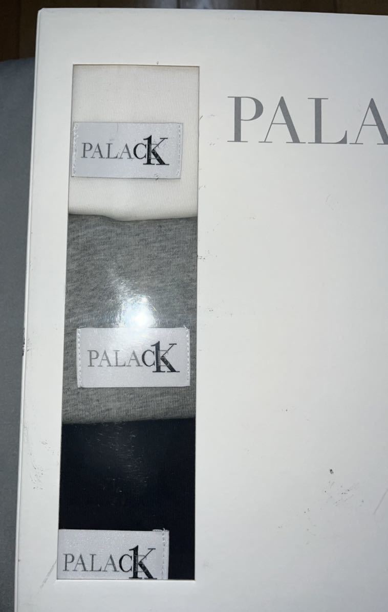 CK1 パレス 半袖 クルーネック Tシャツ 3PK クラシック ホワイト / ライトグレーヘザー / ブラック　3枚　Mサイズ 新品_画像4