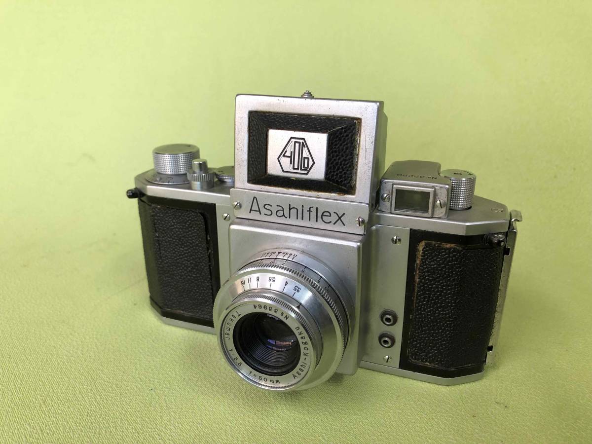 一眼レフフィルムカメラ アサヒフレックス タクマー ５０mm F３.５付き_画像6