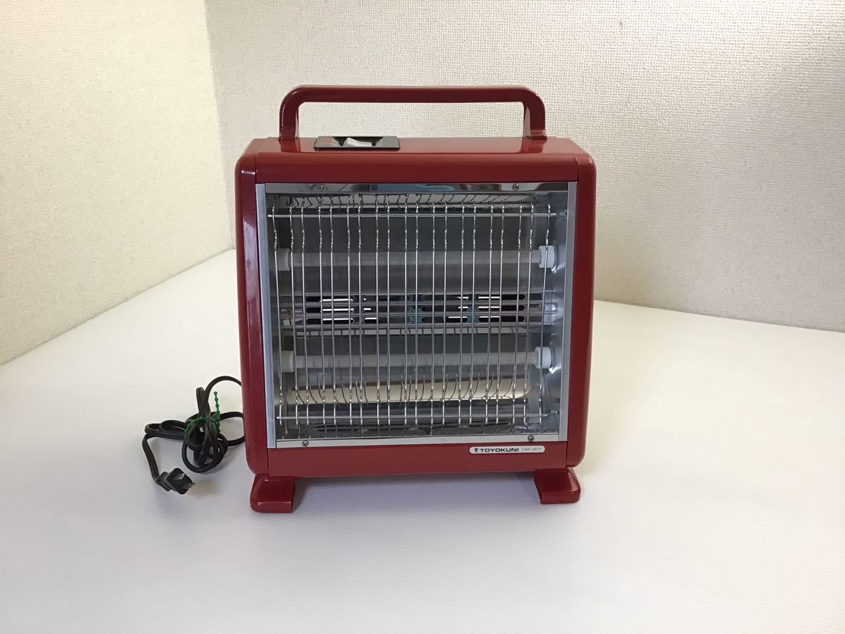 TOYOKUNI/トヨクニ 赤外線ファンヒーター レトロ TSF-817 動作 TOYOKUNI/トヨクニ 赤外線ファンヒーター レトロ TSF-817 動作