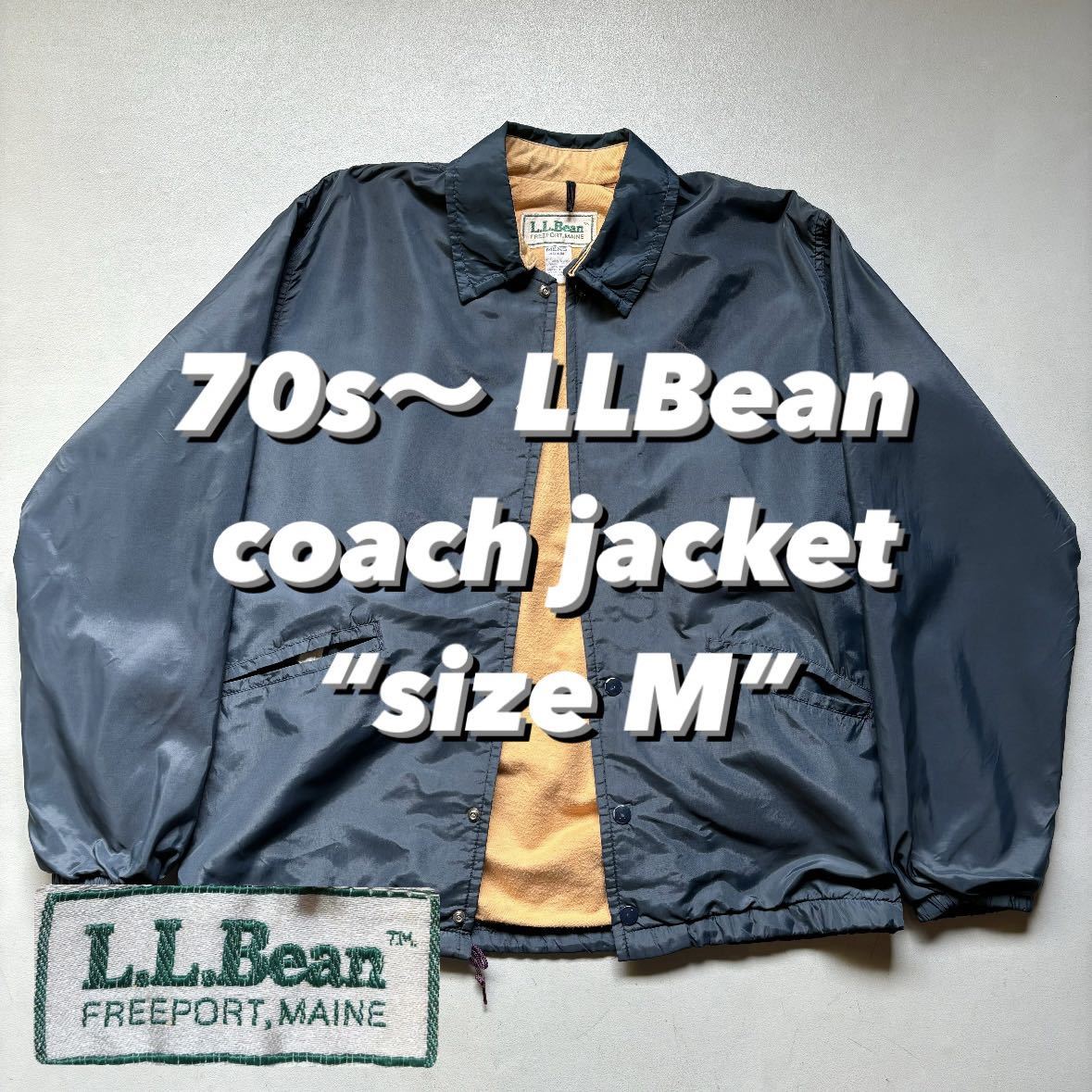 70s〜 LLBean coach jacket “size M” 70年代 エルエルビーン 70s〜 LLBean coach jacket “size M” 70年代 エルエルビーン