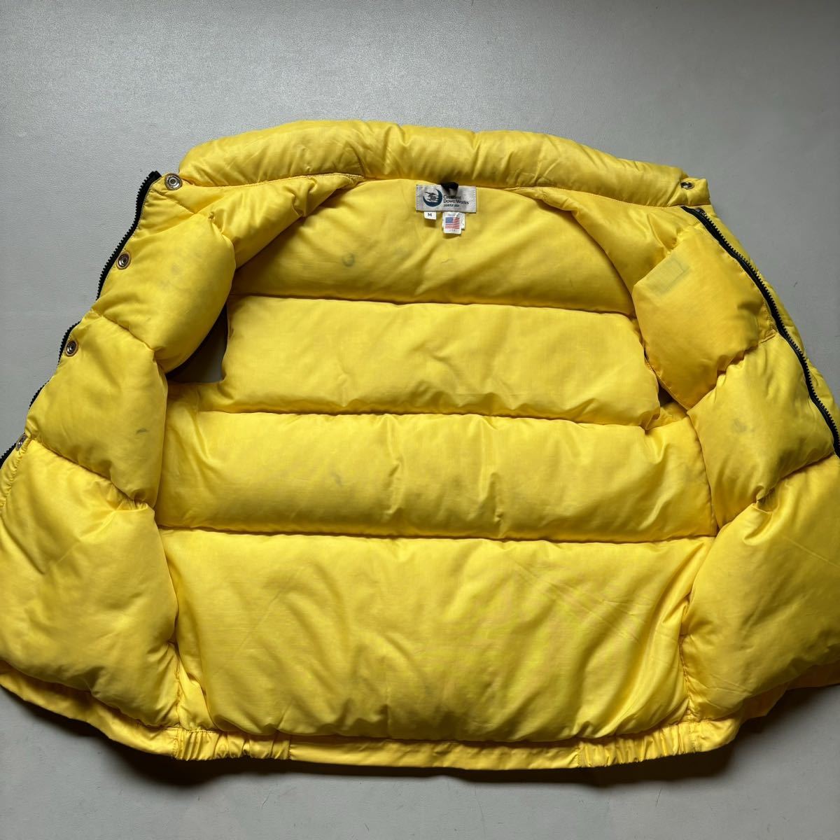 Crescent Down Works down vest “size M” “made in USA” 黄色 ダウンベスト アメリカ製 USA製_画像5