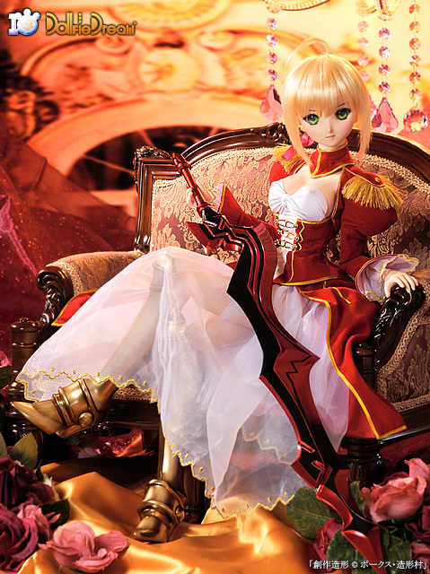 DD セイバー Fate/EXTRA Ver. TYPE-MOON 赤セイバー 丹下桜 VOLKS Dollfie Dream 武内崇 ワダアルコ Fate/stay night_画像7