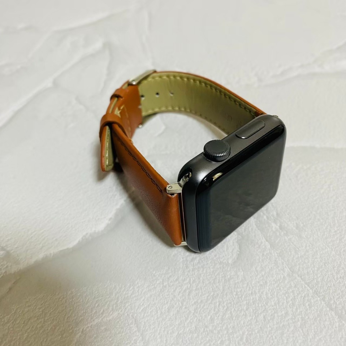 【2本セット特価】 アップルウォッチベルト Apple Watchベルト 38/40/41mm 交換用ベルト wレザーベルト 革ベルト セット商品 スマート_画像6