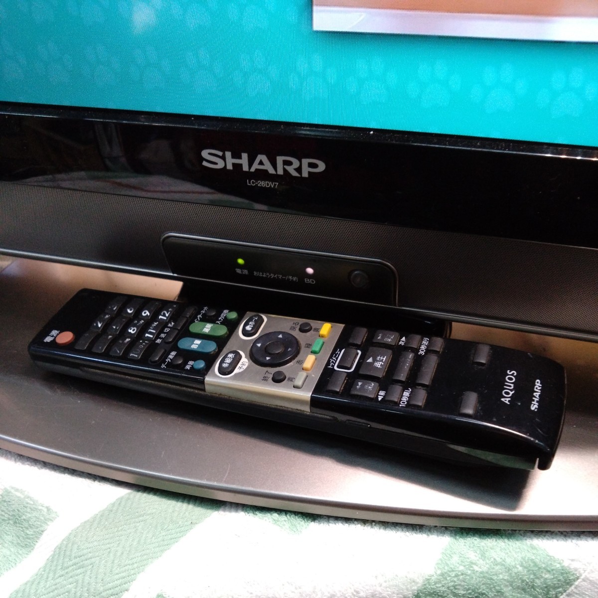 全国送料無料！SHARP/シャープ　AQUOS　液晶カラーテレビ　LC-26DV7　ブルーレイ内蔵_画像2