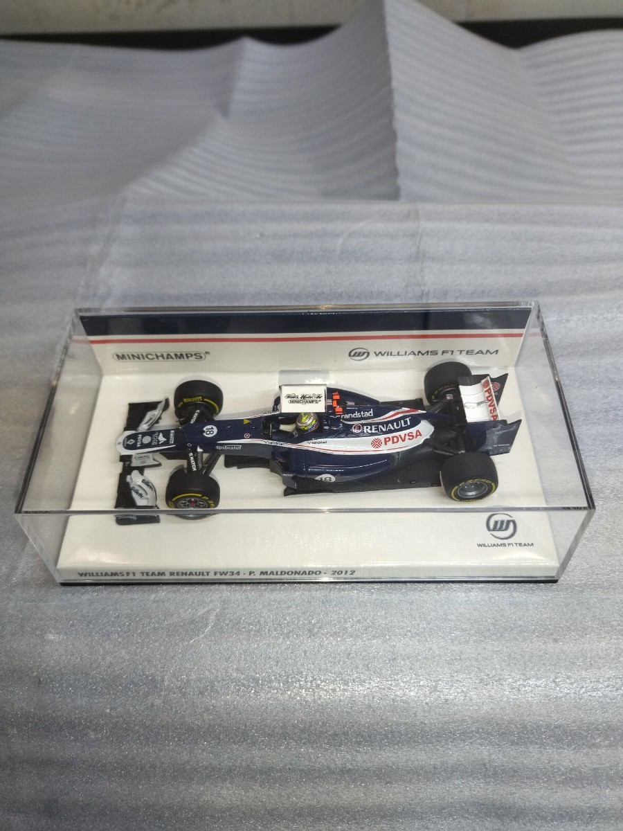 ミニチャンプス 1/43 ウィリアムズ F1 ルノー FW34 #18 マルドナルド 2012_画像3