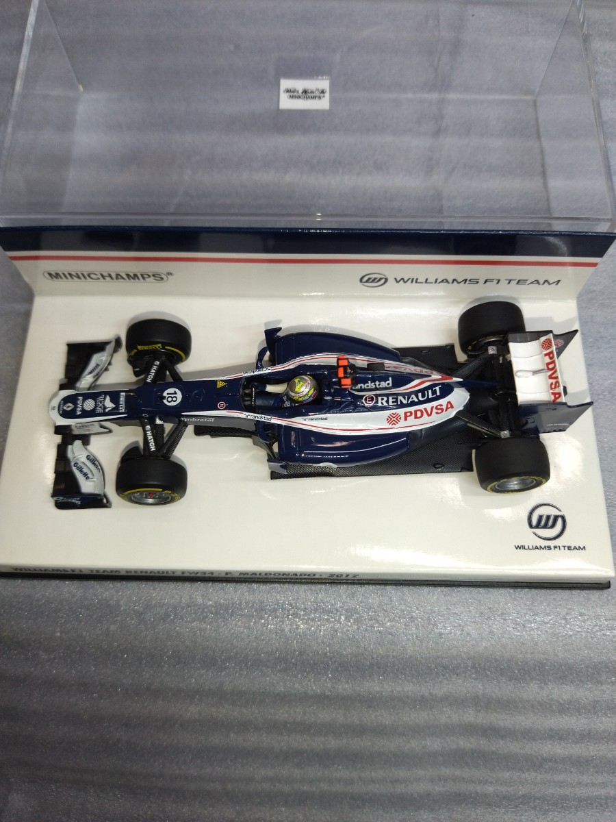 ミニチャンプス 1/43 ウィリアムズ F1 ルノー FW34 #18 マルドナルド 2012_画像5