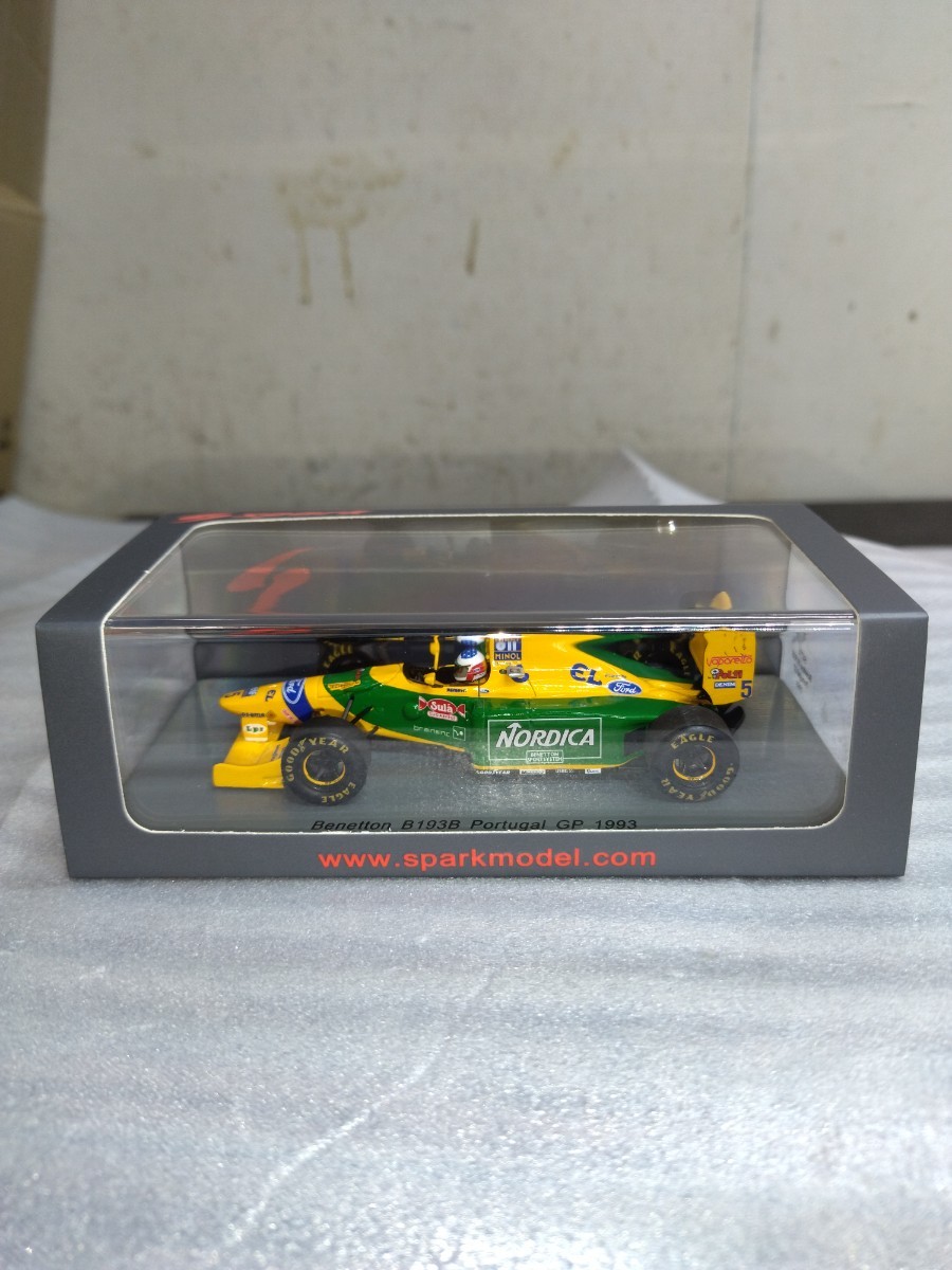 Spark スパーク 1/43 Benetton ベネトン B193B M.シューマッハ ポルトガルGP 1993 S4774_画像2